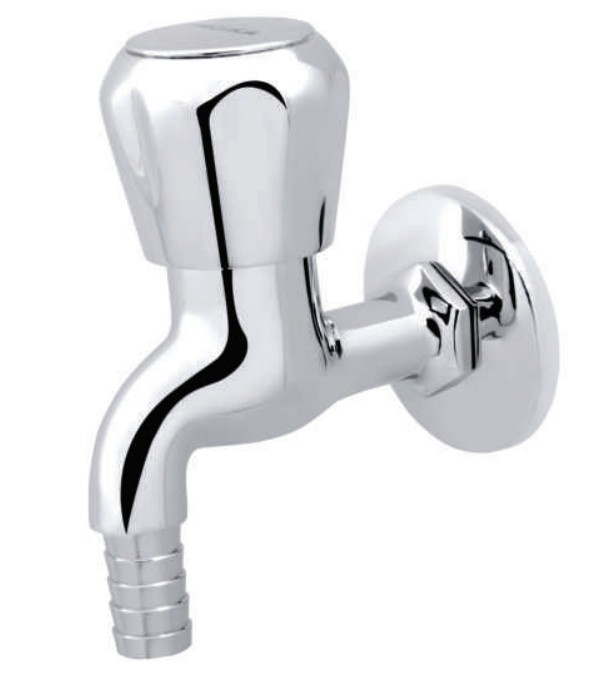 Bib Cock With Nozzle & Wall Flange
