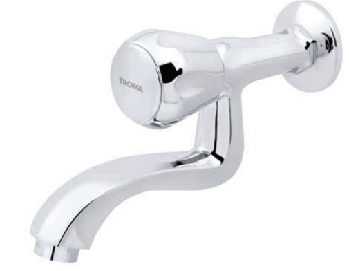 Bath Cock With Wall Flange