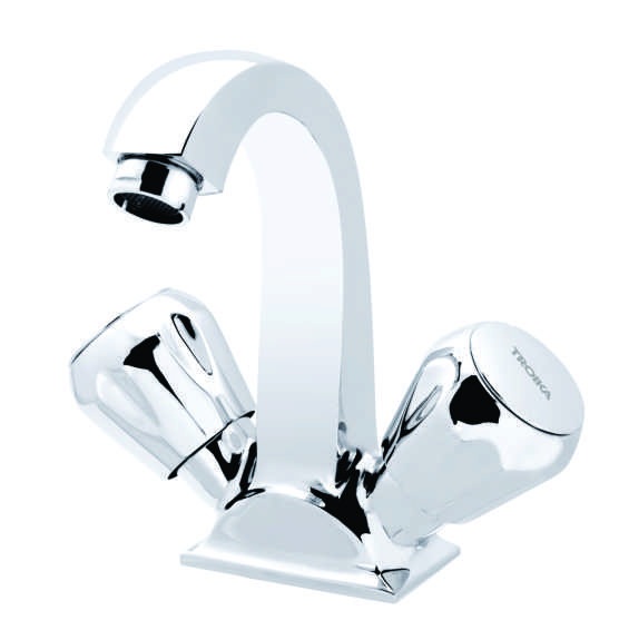 Central Hole Basin Mixer With Connecting Legs