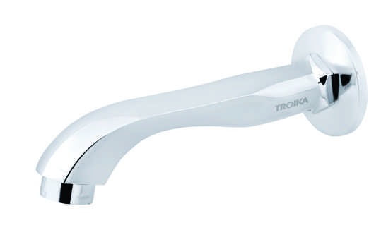 Spout Plain With Wall Flange '15mm'
