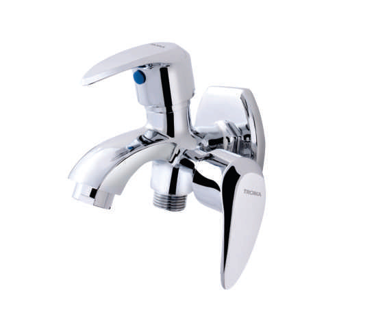 2-Way Bib Cock With Wall Flange