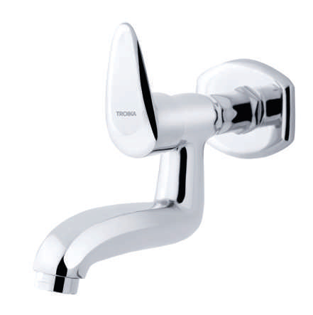 Bath Cock With Wall Flange