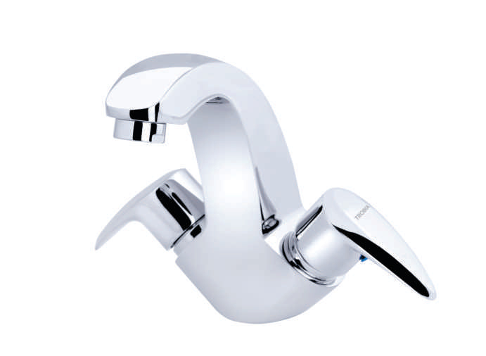 Central Hole Basin Mixer With Connecting Legs