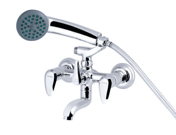 Wall Mixer With Arrangement For Telephonic Shower