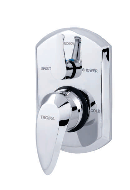 Single Lever Concealed Divertor for Spout & Over Head Shower System Hi-Flow
