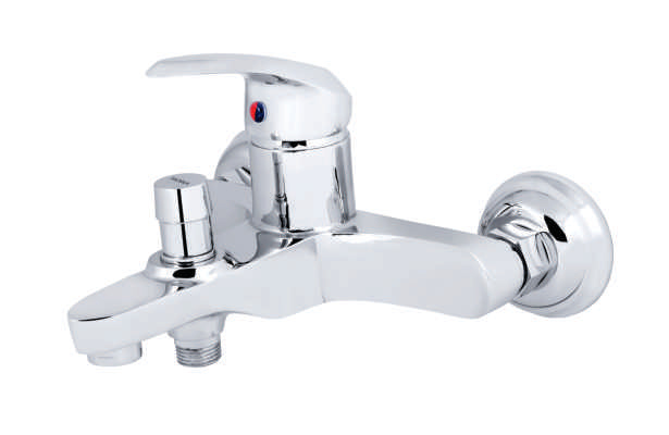 Single Lever Wall Mixer With Telephonic Shower Arrangement