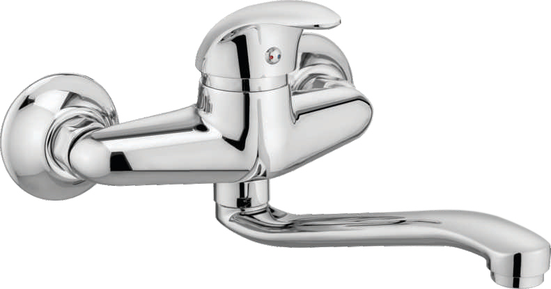 Single Lever Sink Mixer With Swinging Spout