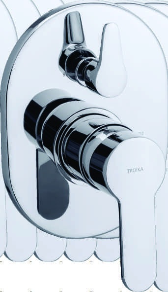 Single Lever Concealed Divertor for Spout & Over Head Shower System Hi-Flow