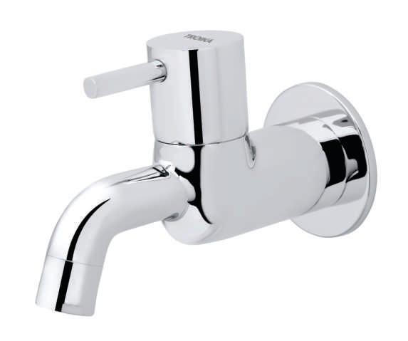 Bib Cock Long Nose With Wall Flange