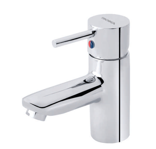 Single Lever Basin Mixer With 450 mm Long Braided Hoses