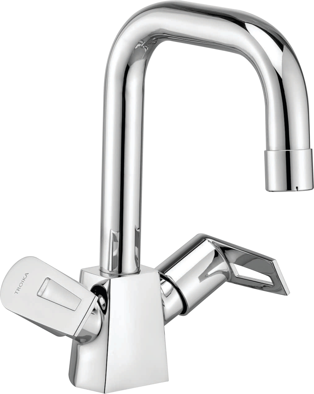 Central Hole Basin Mixer With Connecting Legs