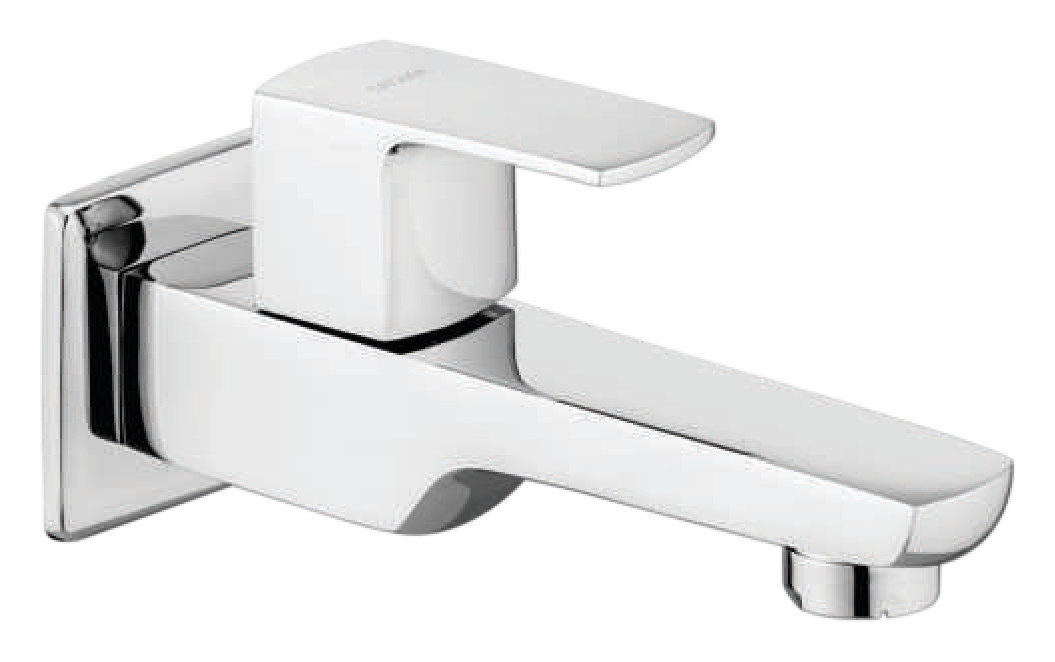 Bib Cock Long Nose With Wall Flange