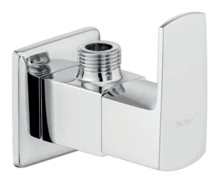Angle Cock With Wall Flange