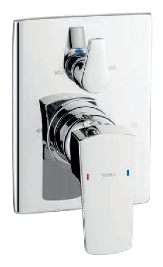 Single Lever Concealed Divertor for Spout & Over Head Shower System Hi-Flow