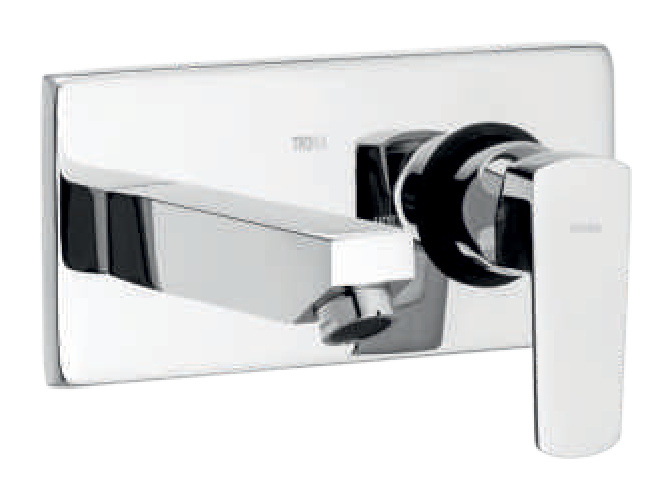 Single Lever Basin Mixer Wall Mounted