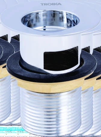 Waste Coupling Chrome Half Thread