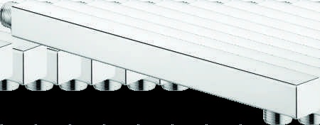 Shower Arm Square 9" (S.S)