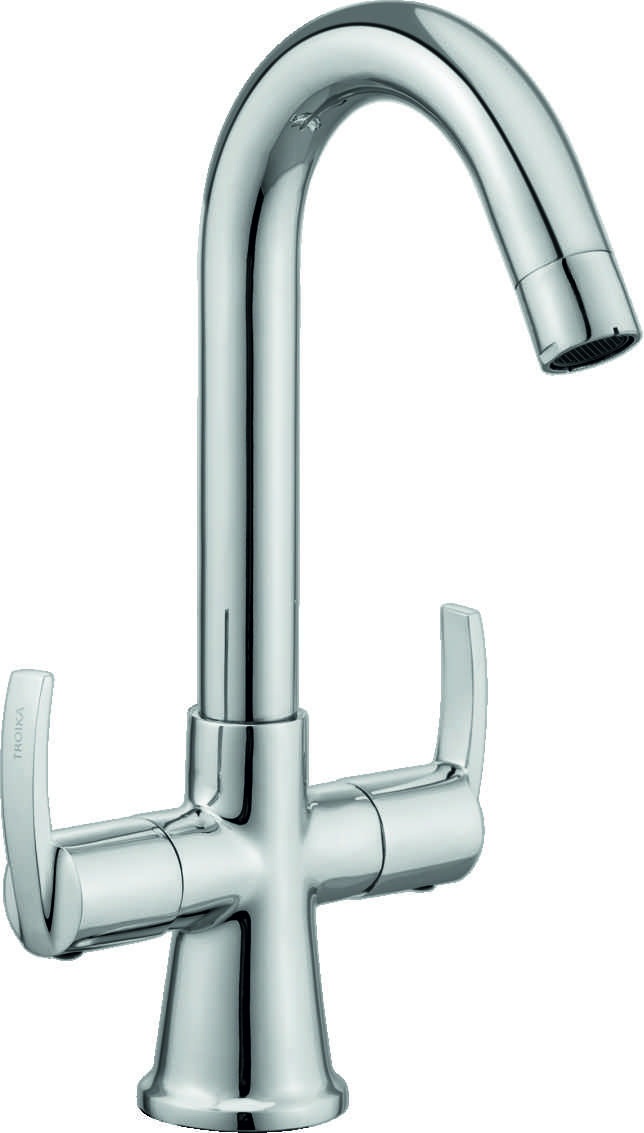 Central Hole Basin Mixer With Connecting Legs