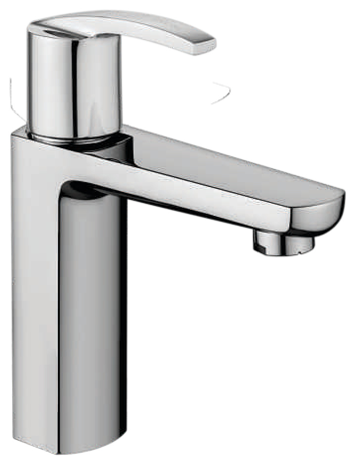 Single Lever Basin Mixer With 450 mm long Braided Hoses